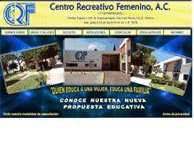 Tablet Screenshot of centrorecreativofemenino.com
